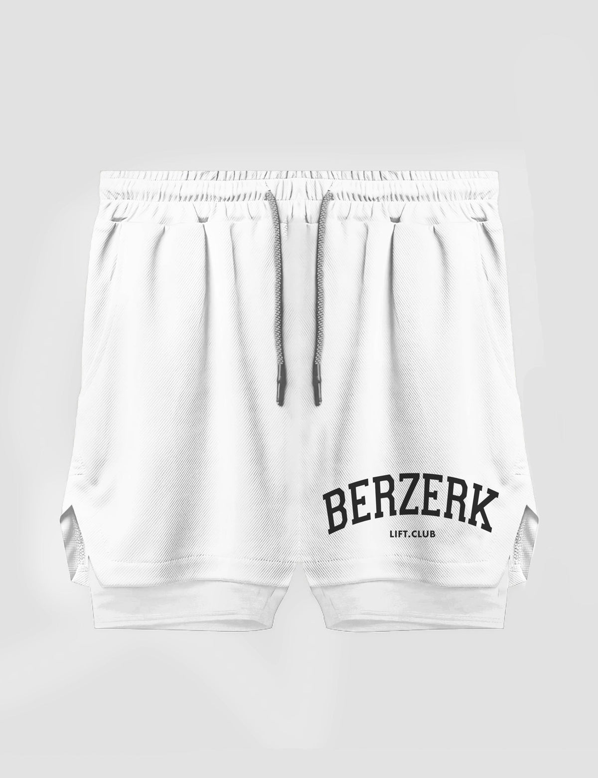 Short Dry-Fit de Compressão - Lift Club - Branco