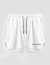 Short Dry-Fit de Compressão - Logo - Branco