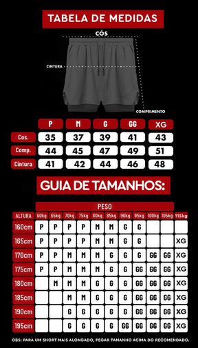 Short Dry-Fit de Compressão - Lift Club - Branco